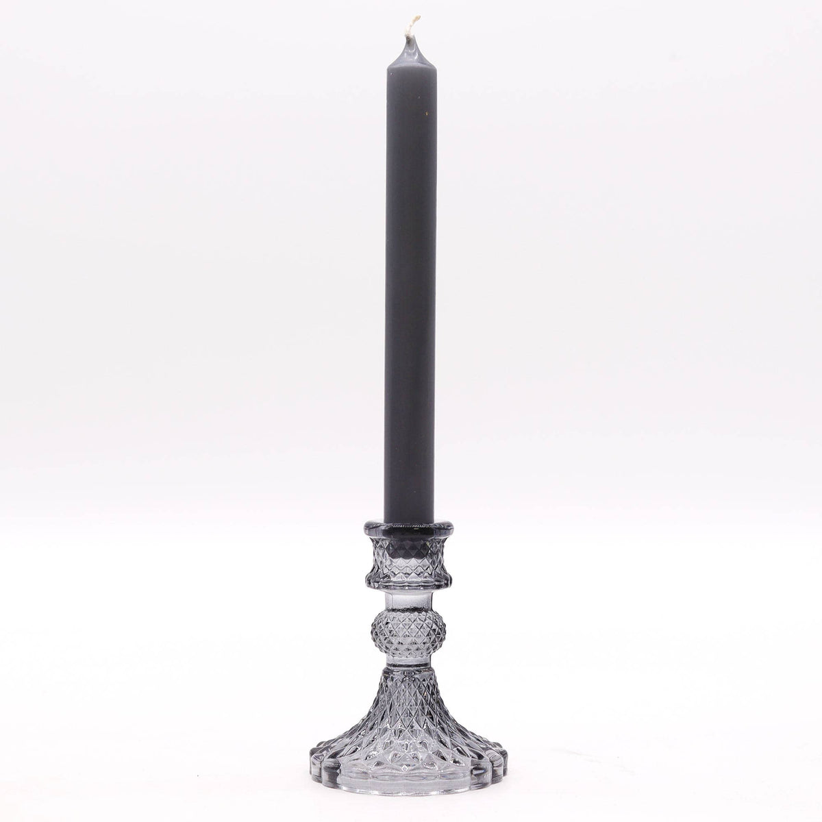 Glas ljusstake för middagsljus
