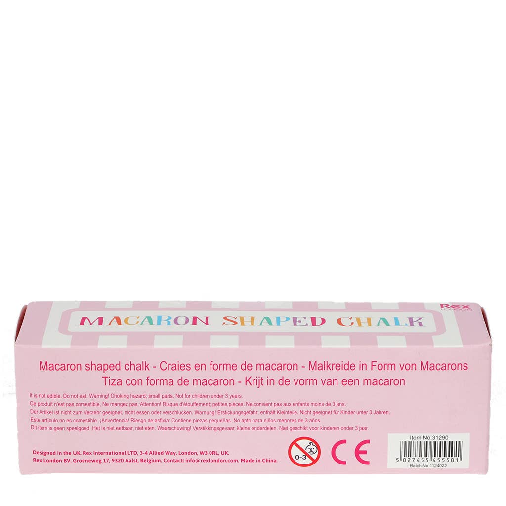Asfaltskritor (set med 6) - Macaron
