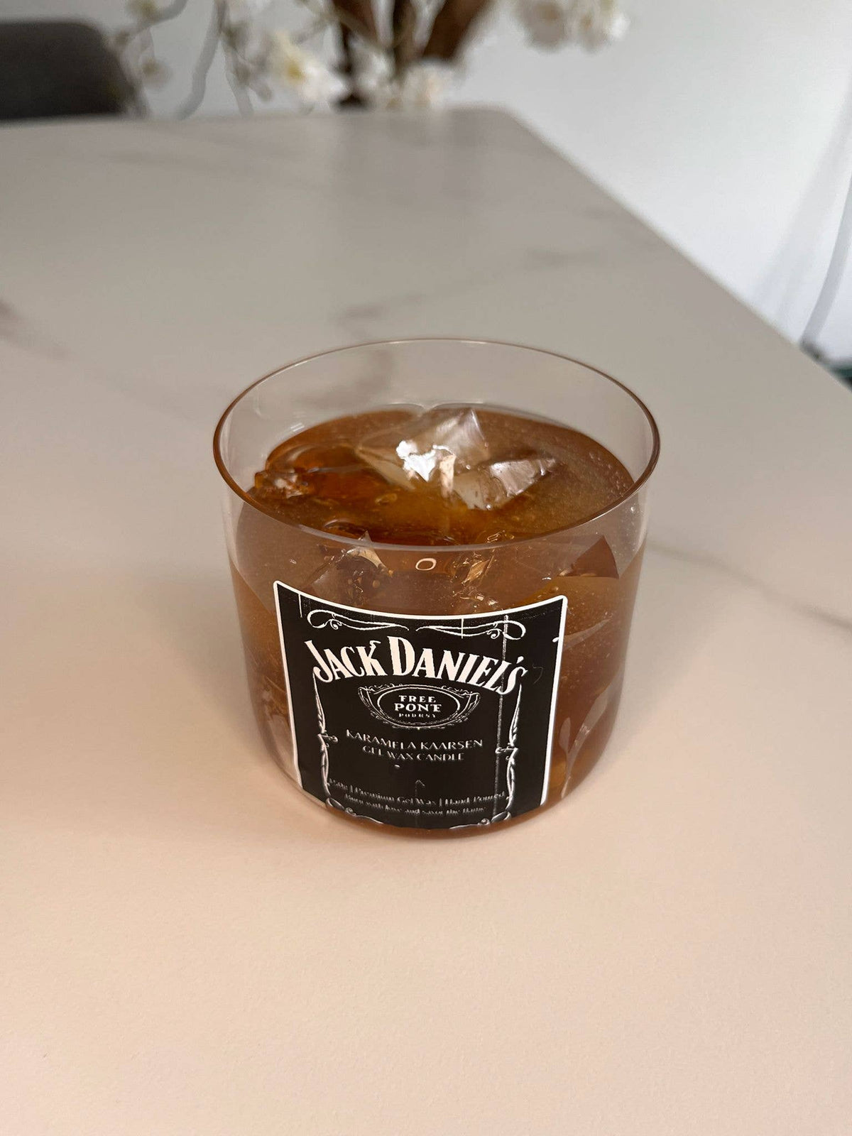 Handgjort geleljus, Whisky
