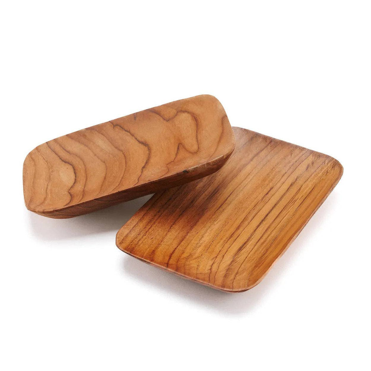 Fat av teakrot 13x9 cm