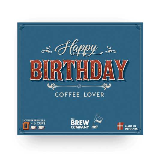 Grattis på födelsedagen Specialkaffe 3 st Presentbox