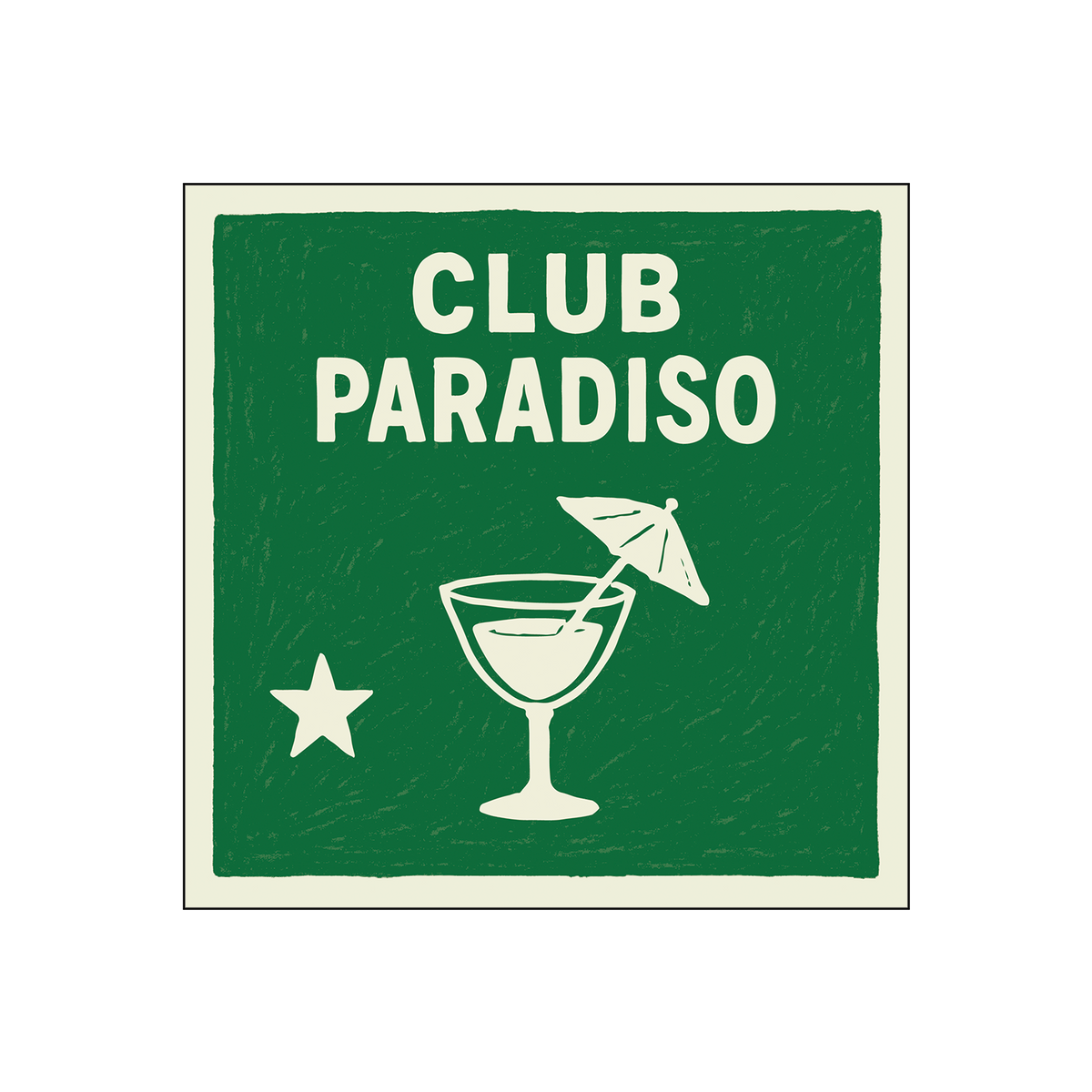 Pappersservetter Club Paradiso