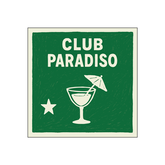 Pappersservetter Club Paradiso