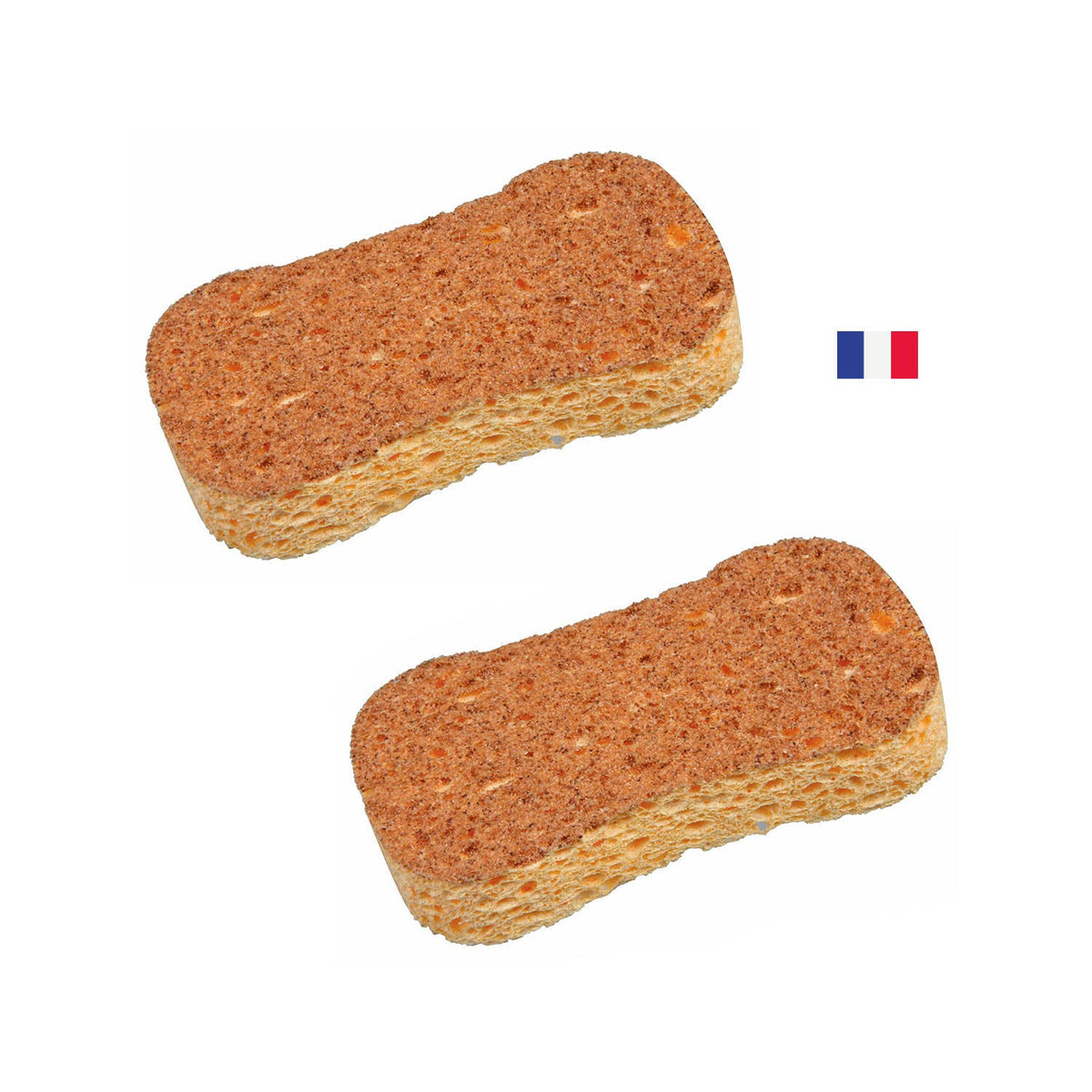 Skrubbsvampar av fruktskal - 2-pack