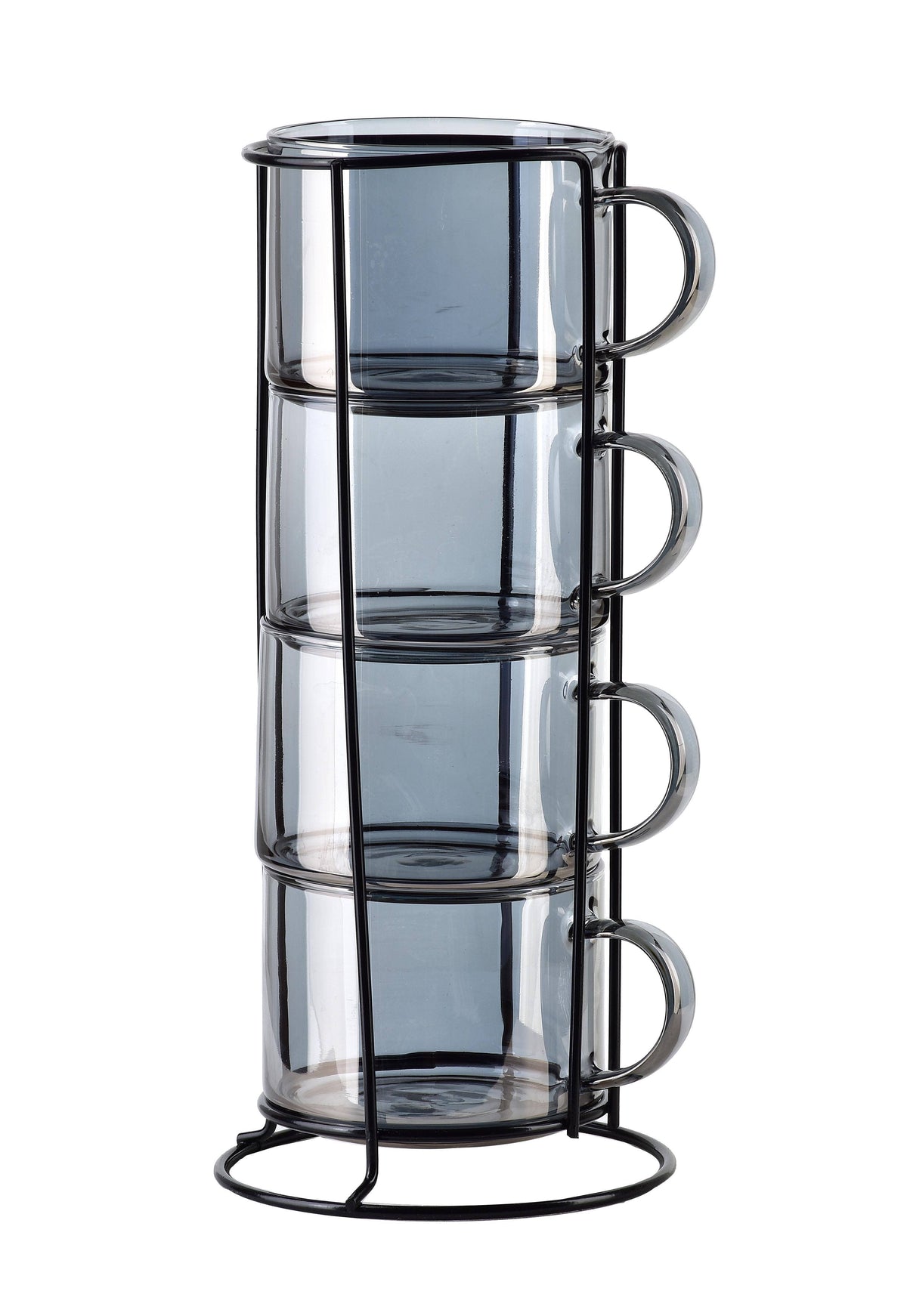 Koppset med ställ, grå