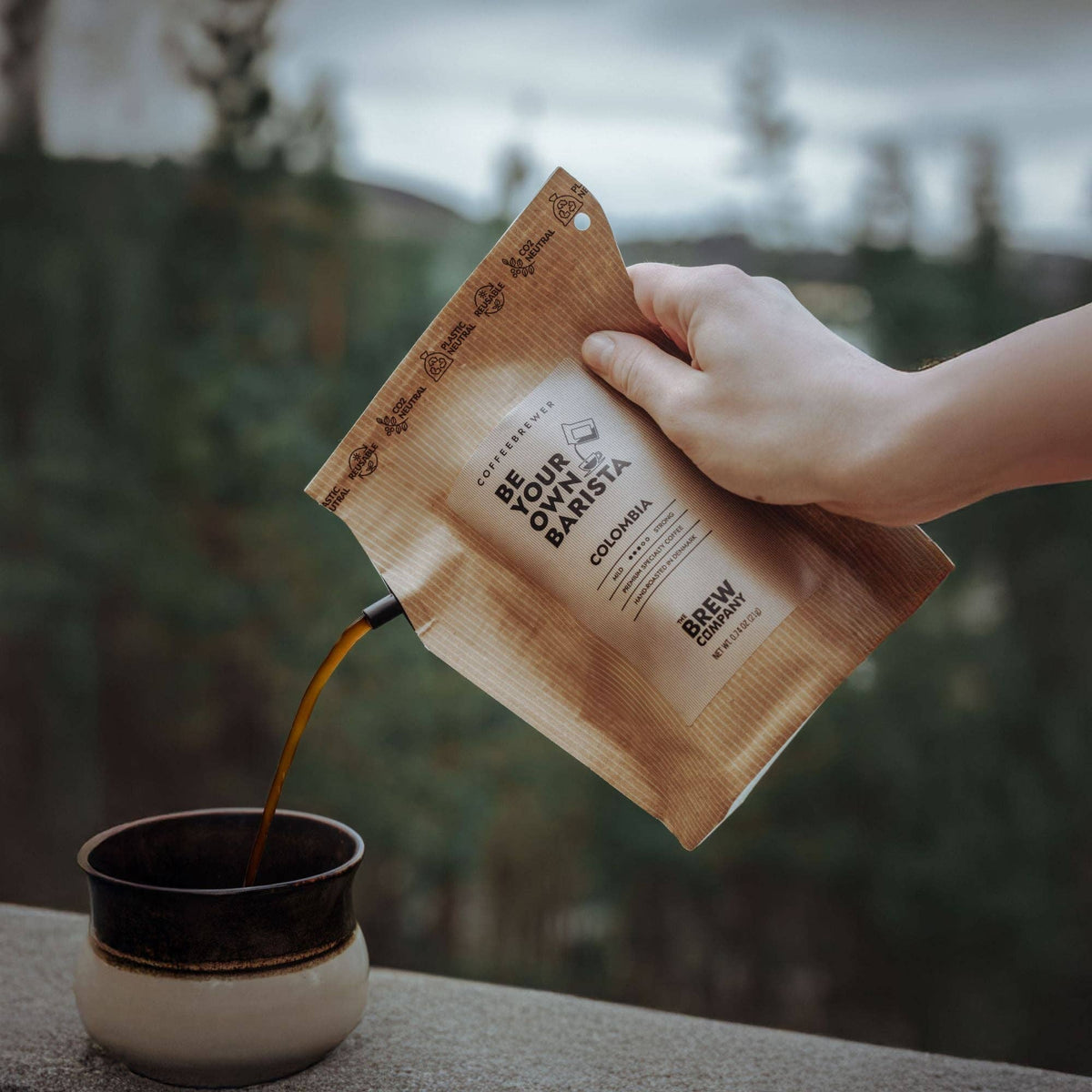 Brazilkaffe i påsbryggare