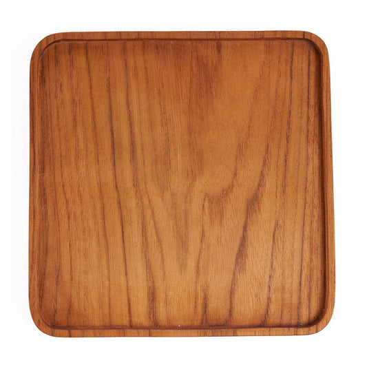 Tallrik i teak 20x20 cm