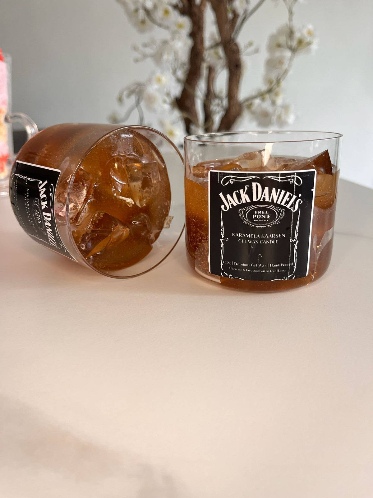 Handgjort geleljus, Whisky