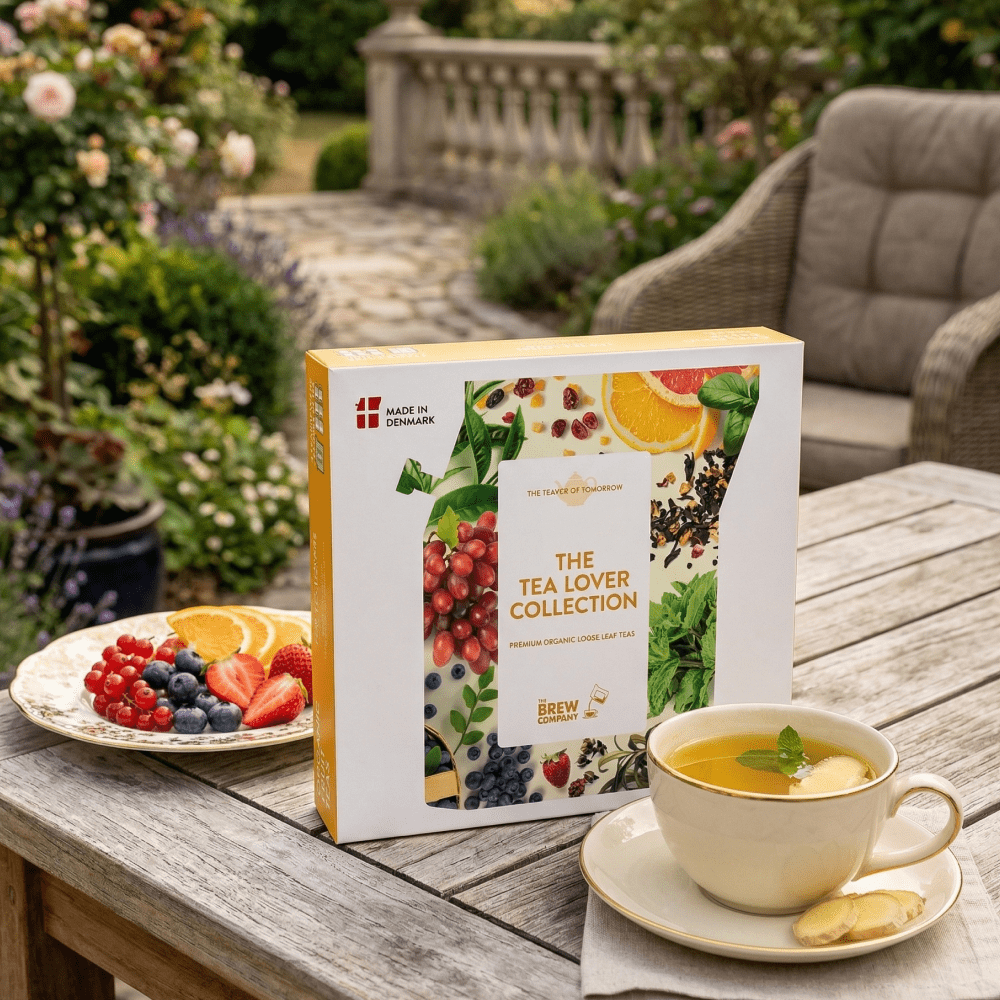 Fruktte i presentbox med 4 stk bryggpåsar