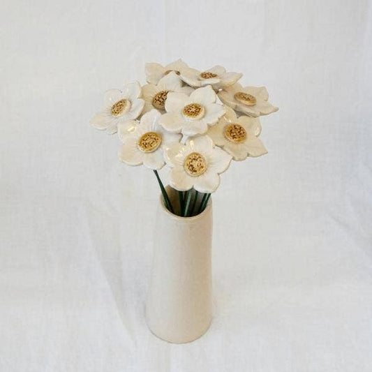 Petunia av keramik, 1 stk